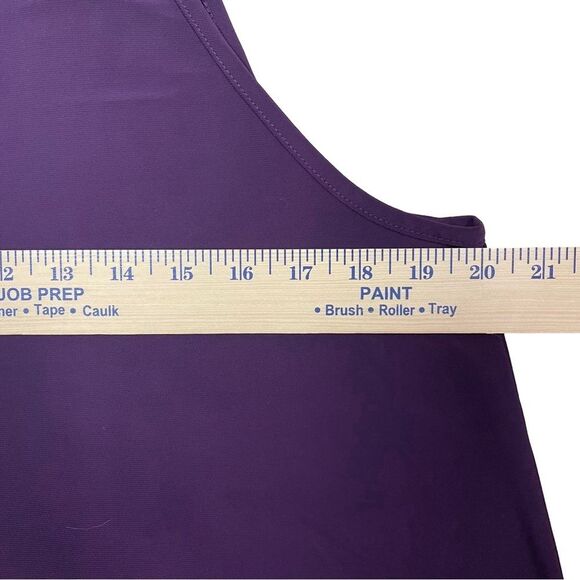 Torrid Sleeveless Top Dark Purple Keyhole Back Women’s Size 1 - Picture 6 of 12
